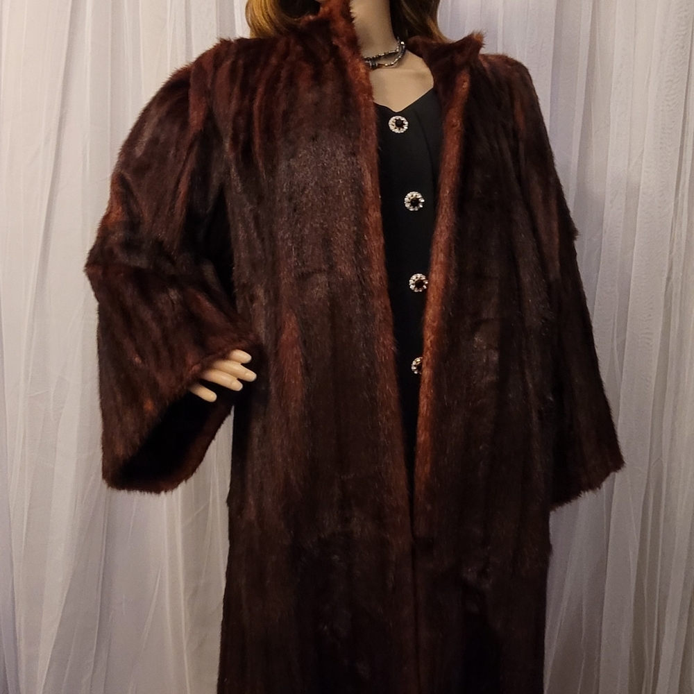 Real red fox fur coat #BlackFridayPreSale
